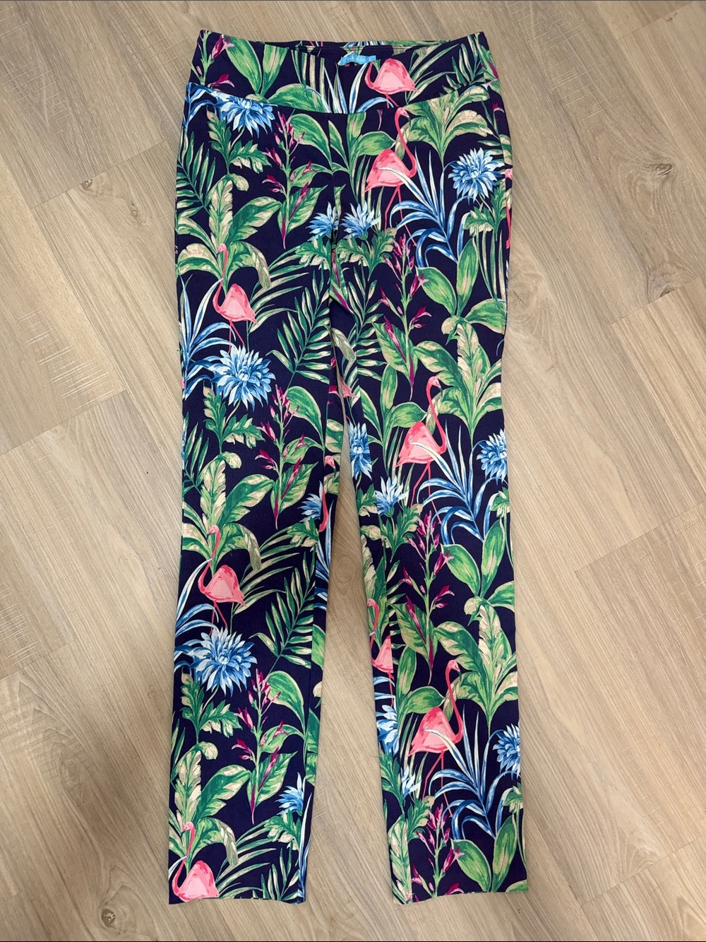 J. McLaughlin Tropical Print Multicolor Masie Pants.  Sz 0